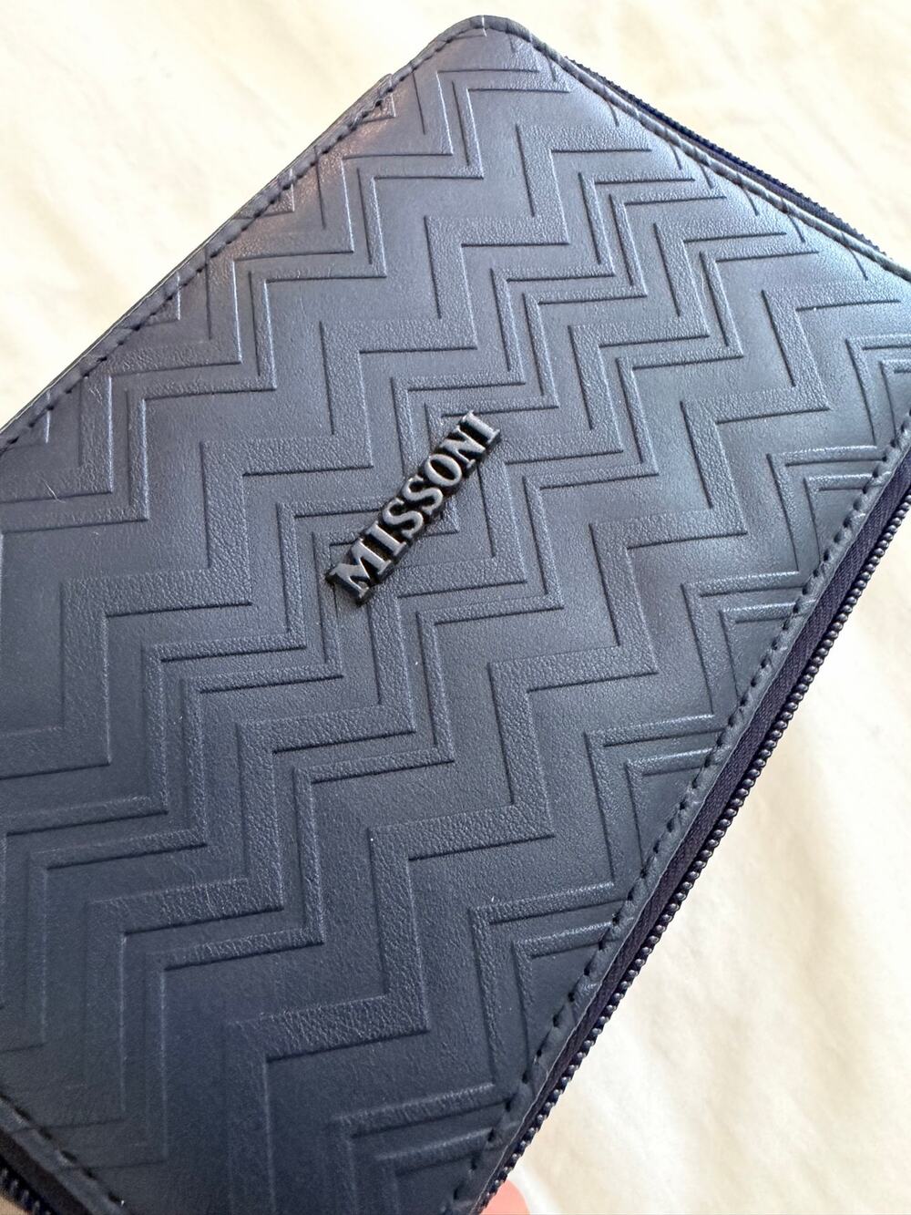 Missoni Cosmetics Bag Navy Blue - like new condition
